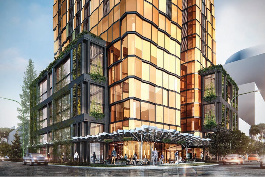 Perspective 1 - 50-52 Melville Parade South Perth