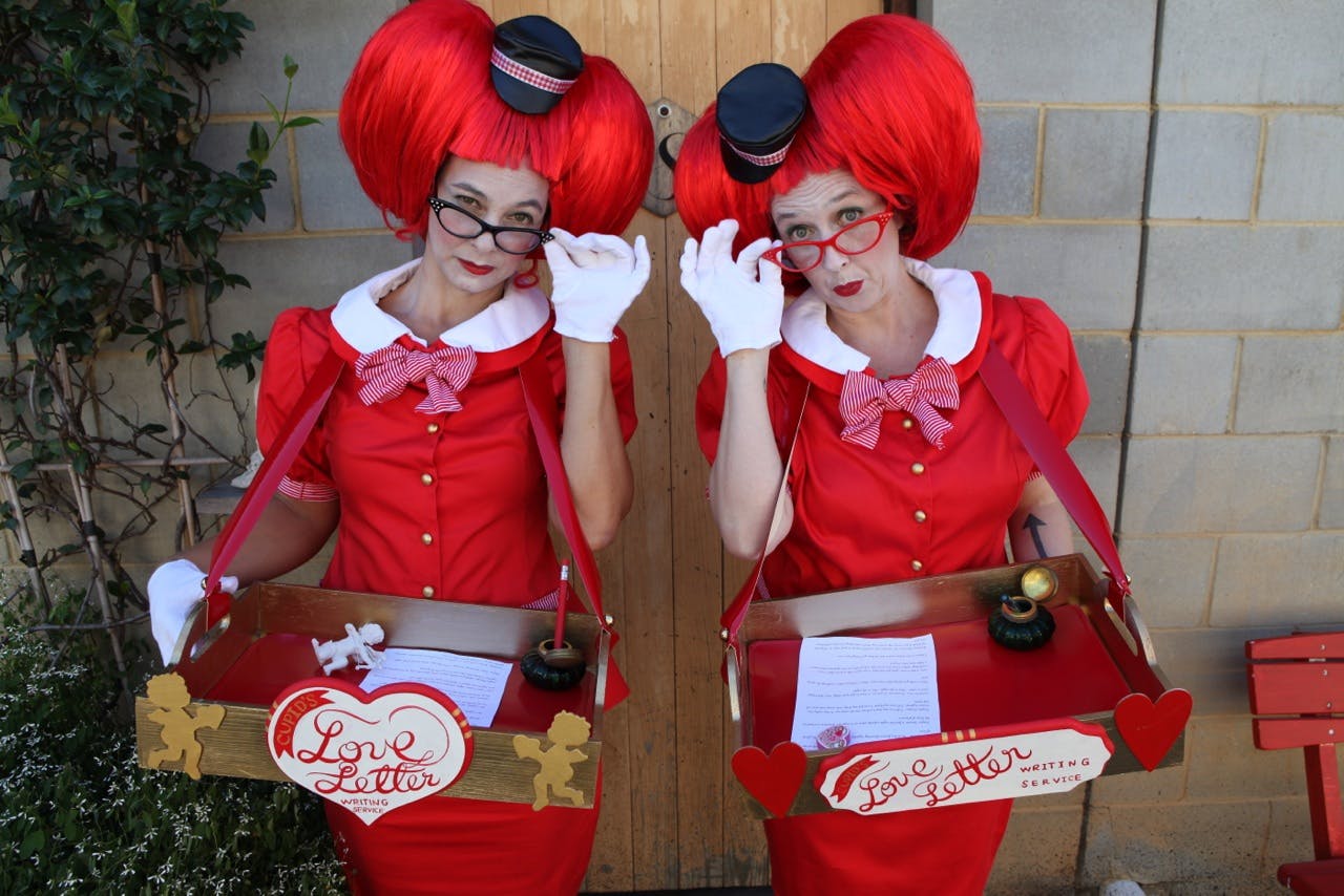 The Valentines by roundabouttheatre.net.au and their professional love letter writing service