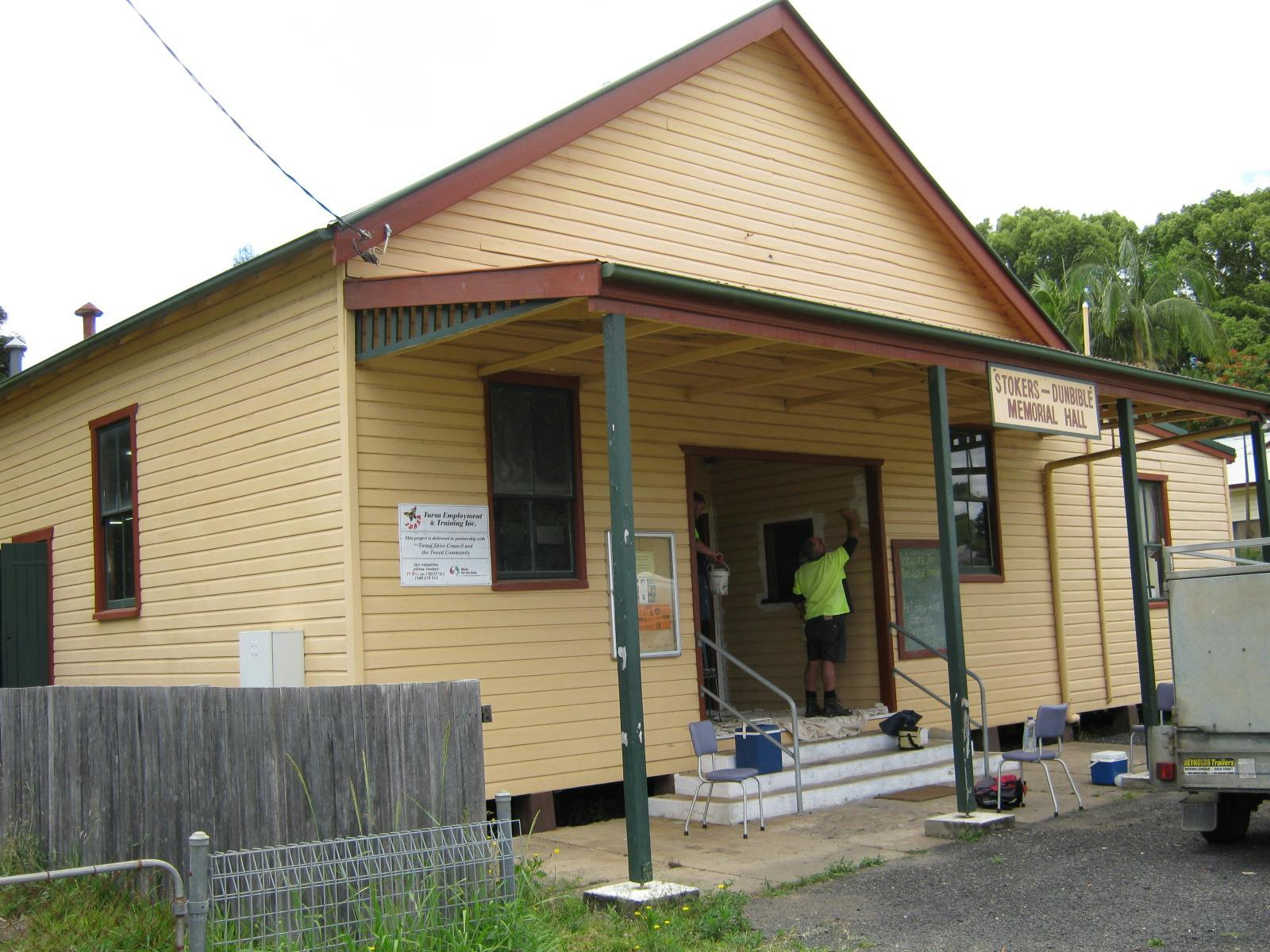 The Stokers - Dunbible Memorial Hall hosts many cultural events in Stokers Siding. 