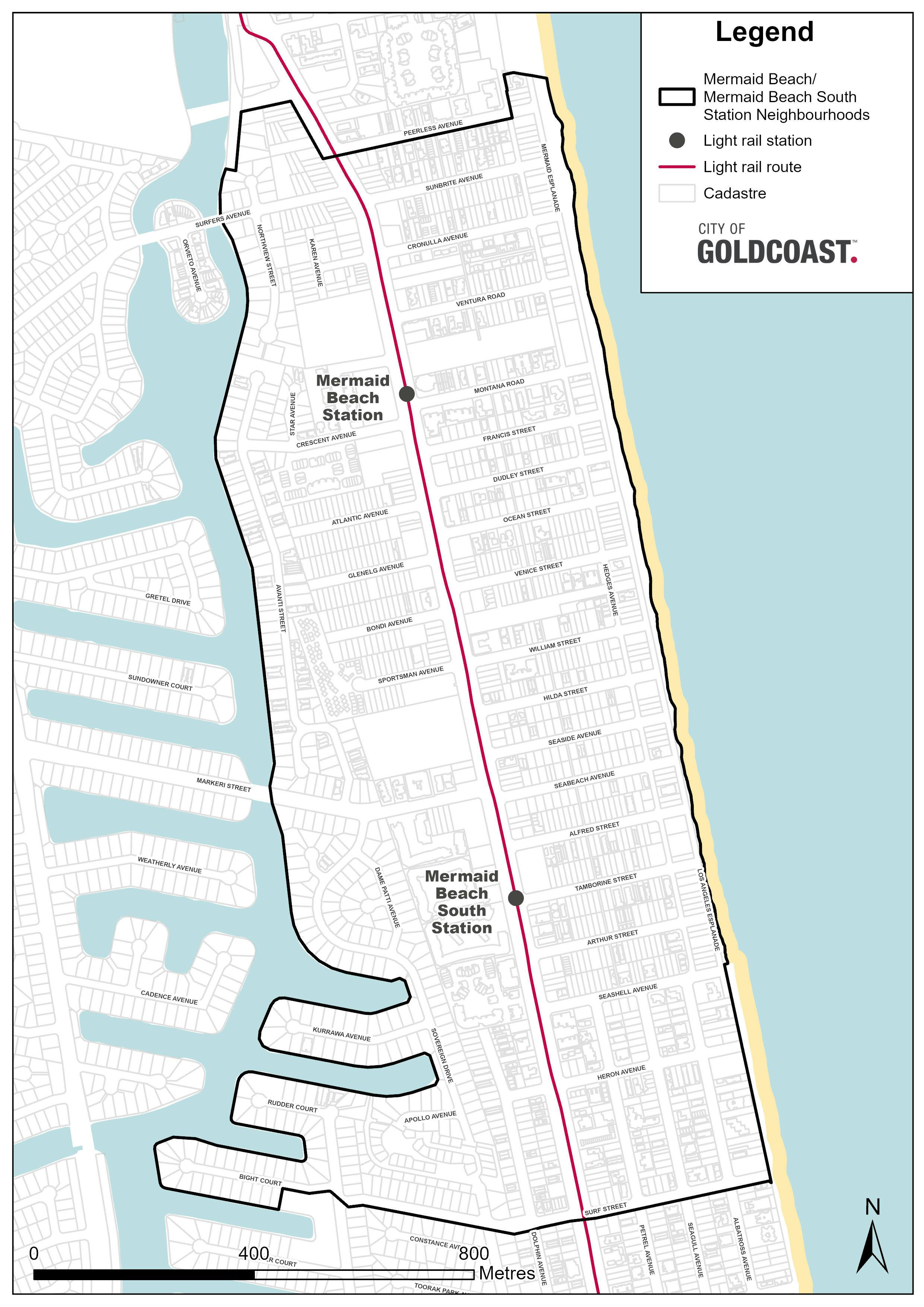 Mermaid Beach and Mermaid Beach South Station Neighbourhoods