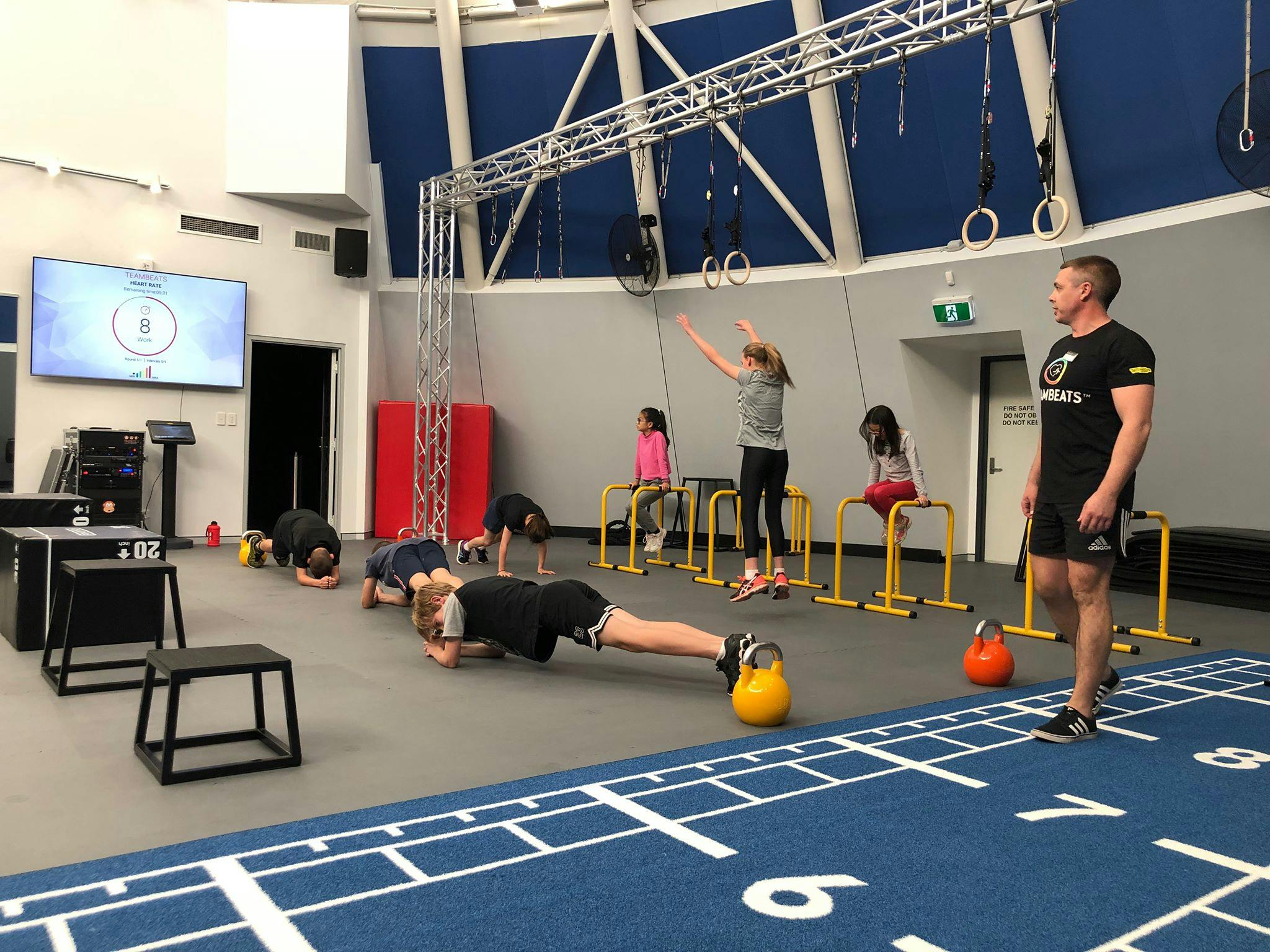 Sports development class in the FIIT Factory (Riverton Leisureplex)