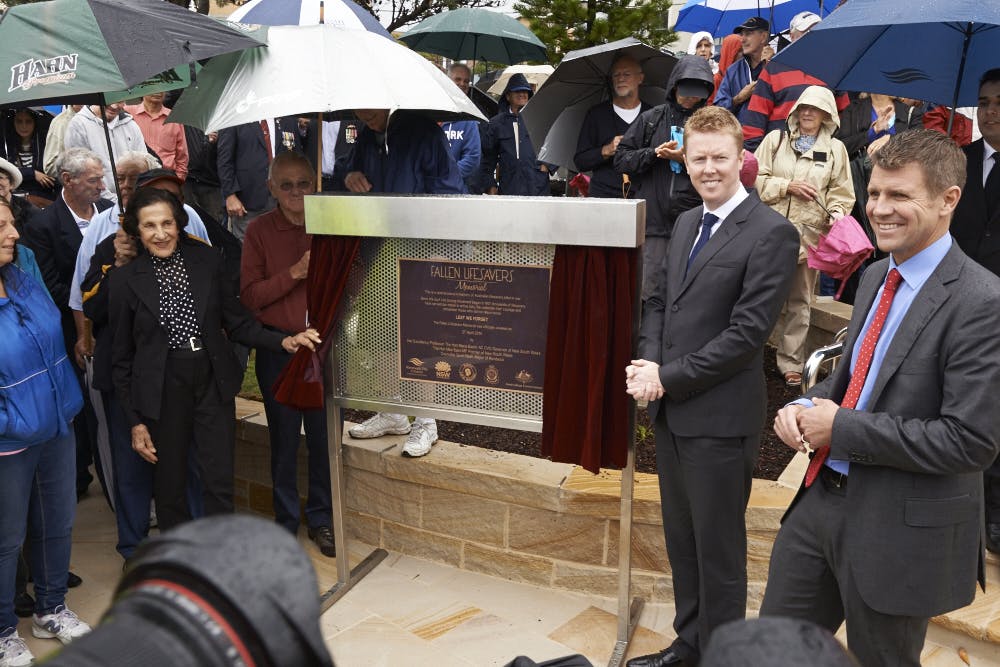 Fallen Lifesavers Memorial official opening 27 April 2014