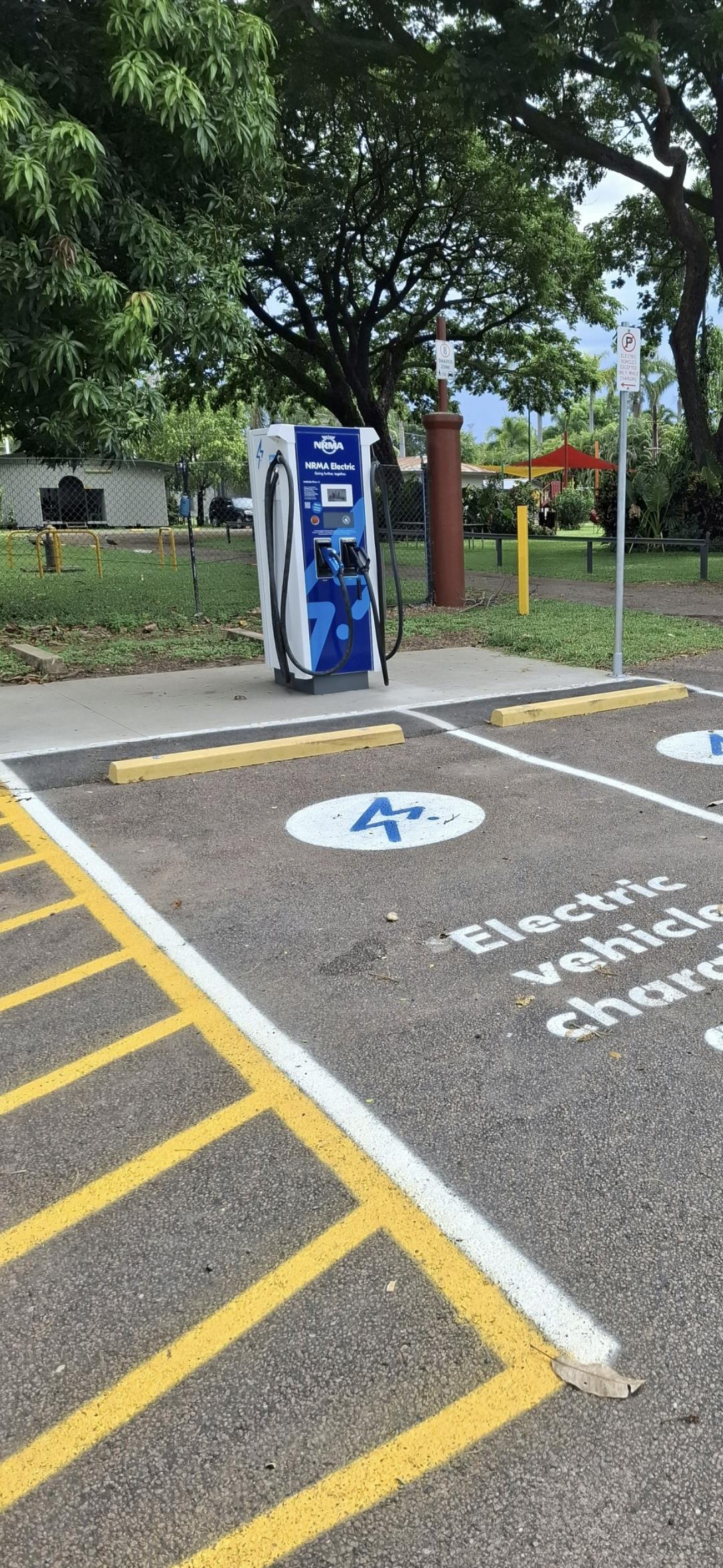 Example of EV charge point