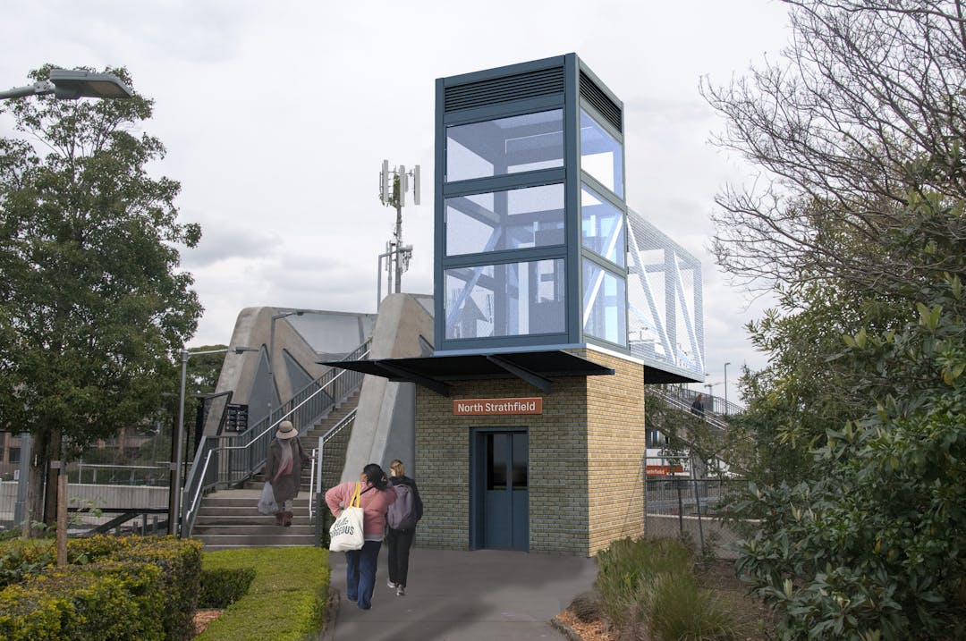 Artist's impression of the Rooty Hill Station Upgrade and Commuter Car Park, subject to detailed design