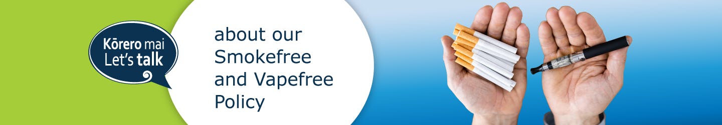 Smokefree and Vapefree Policy banner