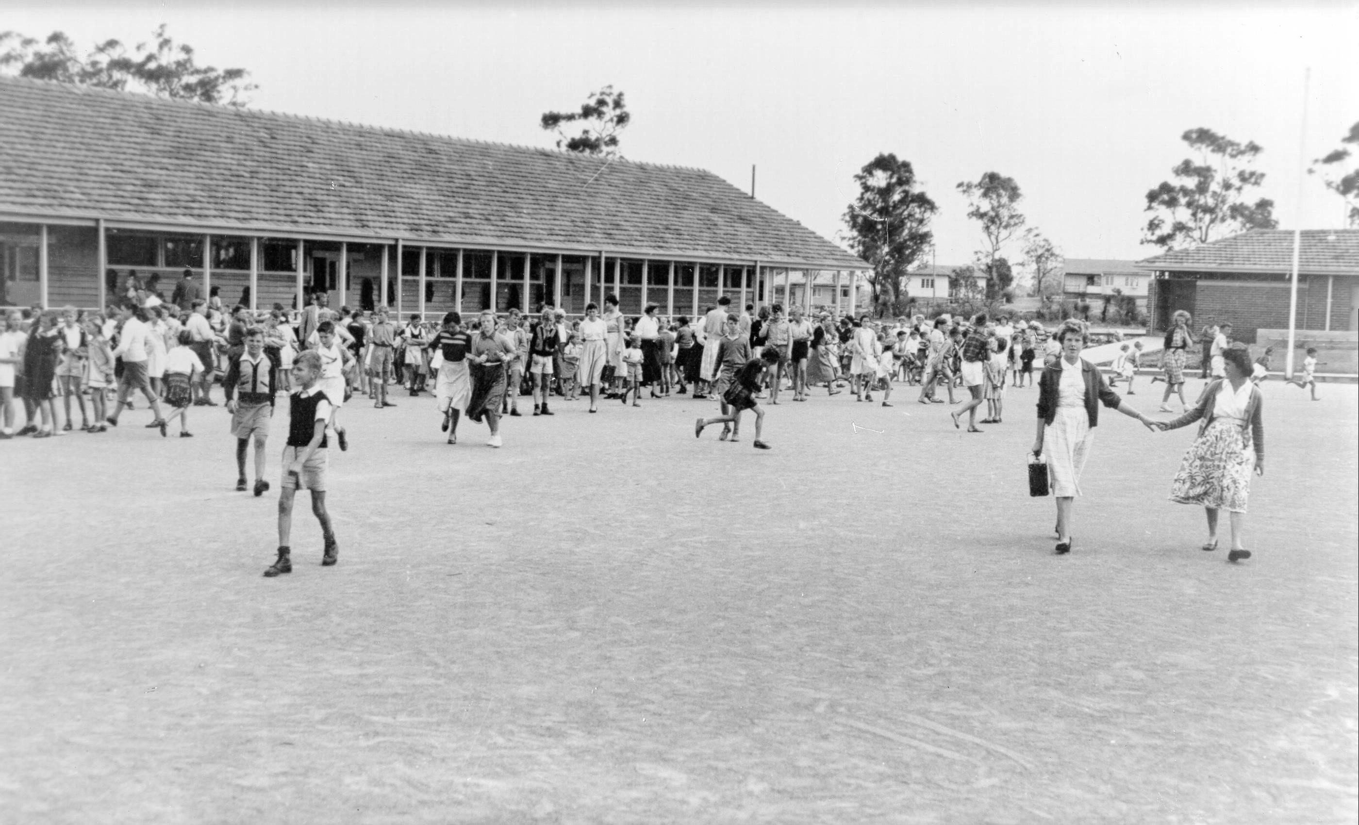 2 Children playing at Medina Primary School - October 1955 (Town of Kwinana).jpg