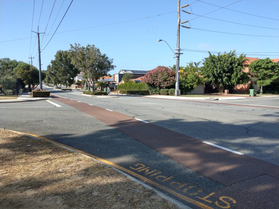 Intersection at Brockway (current)