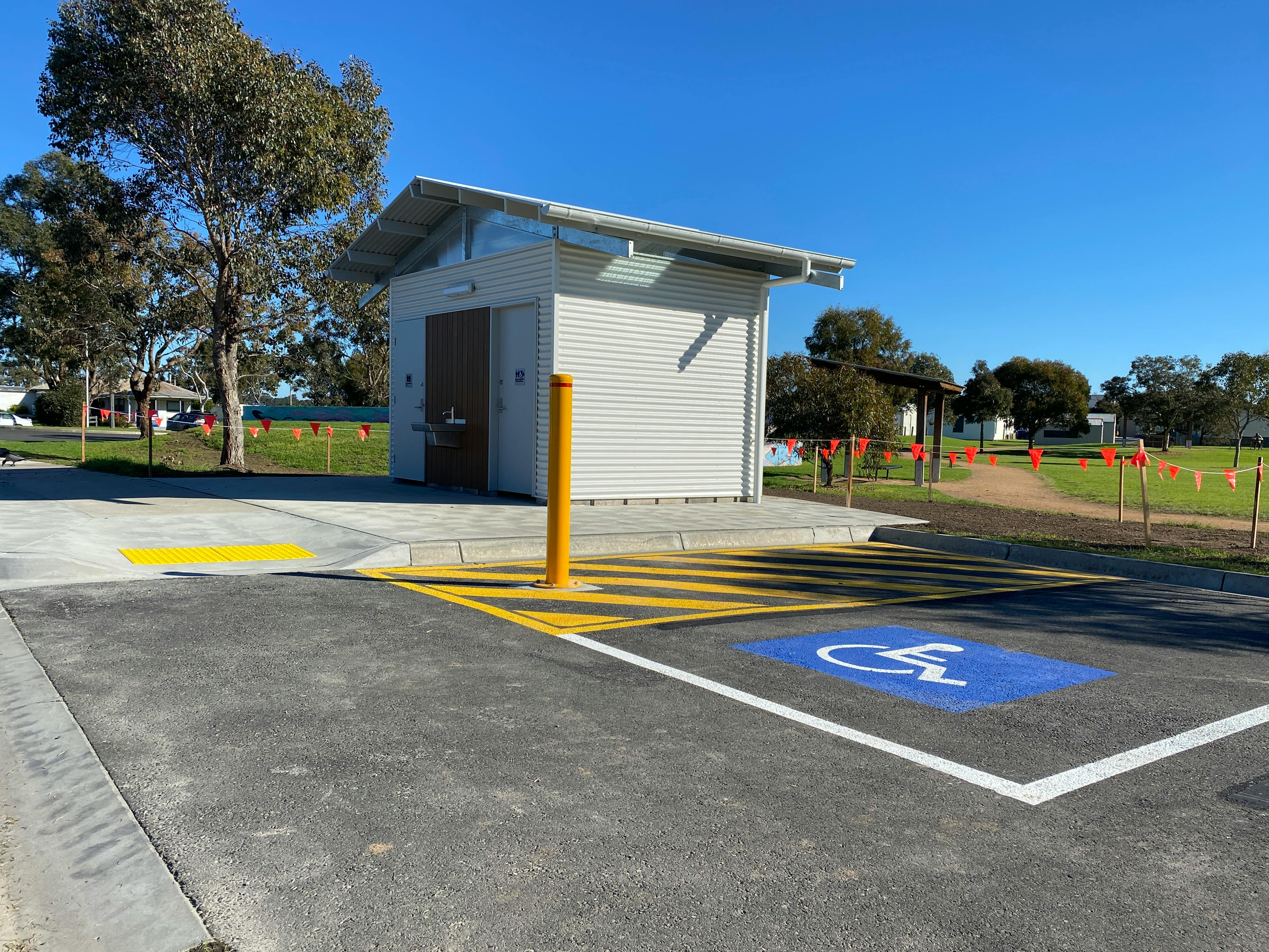 Gilsenan Reserve Toilet Block complete