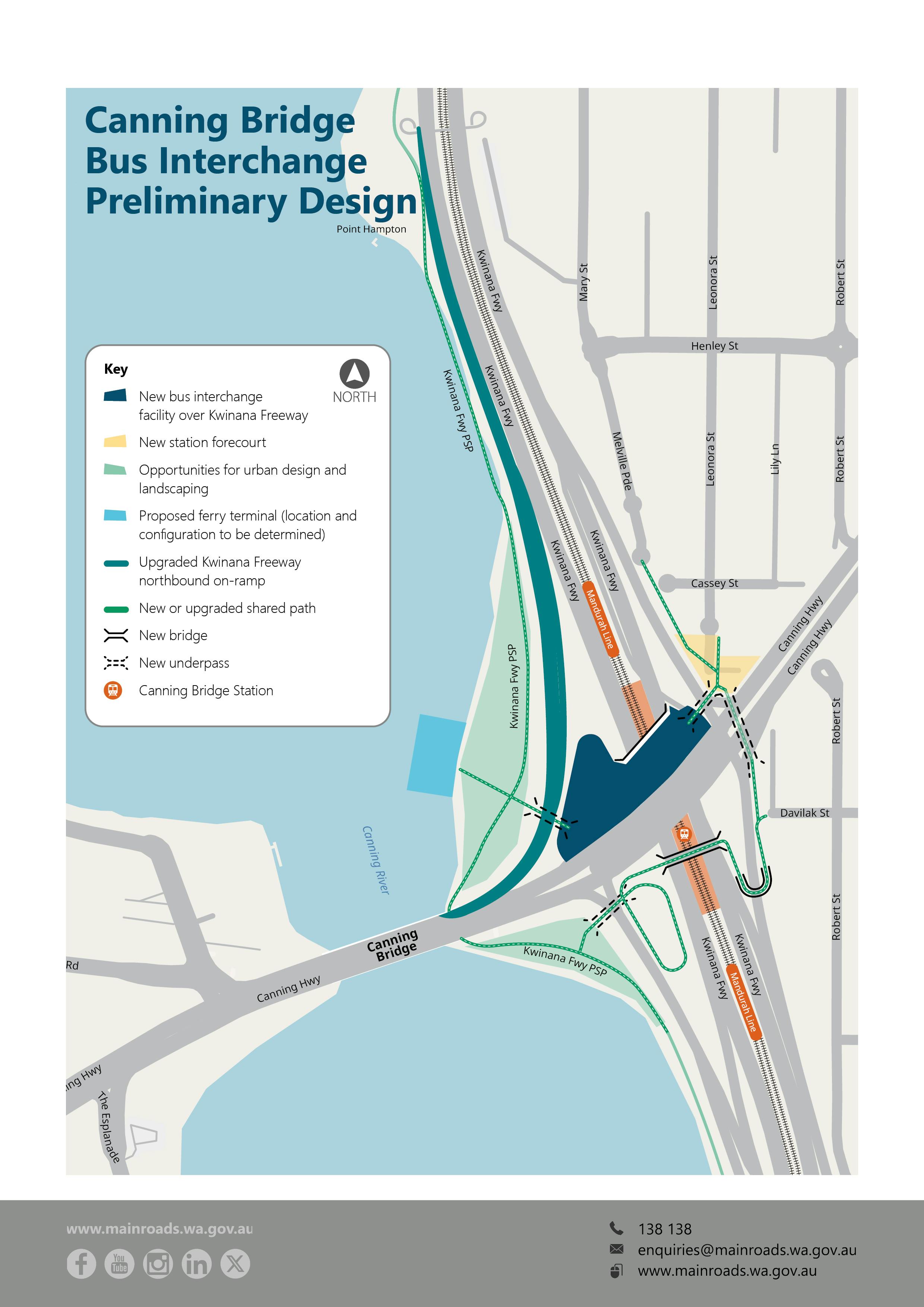 CANNING BRIDGE BUS INTERCHANGE PRELIMINARY DESIGN