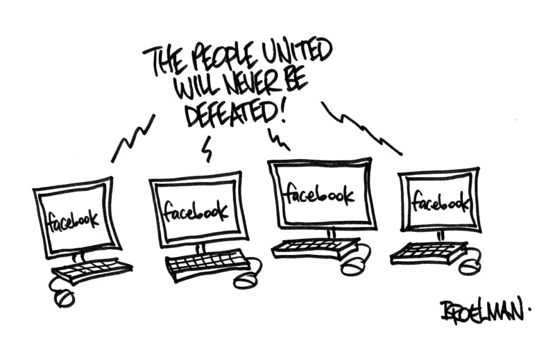 People United on Facebook by Peter Broelman