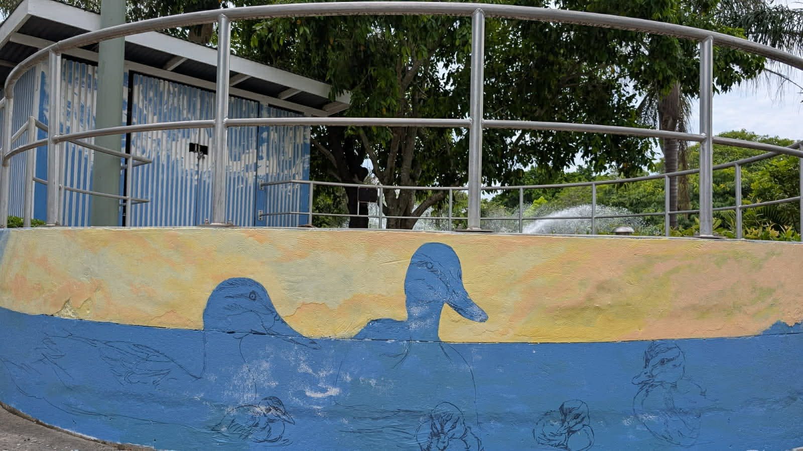 Progress shot - ducks