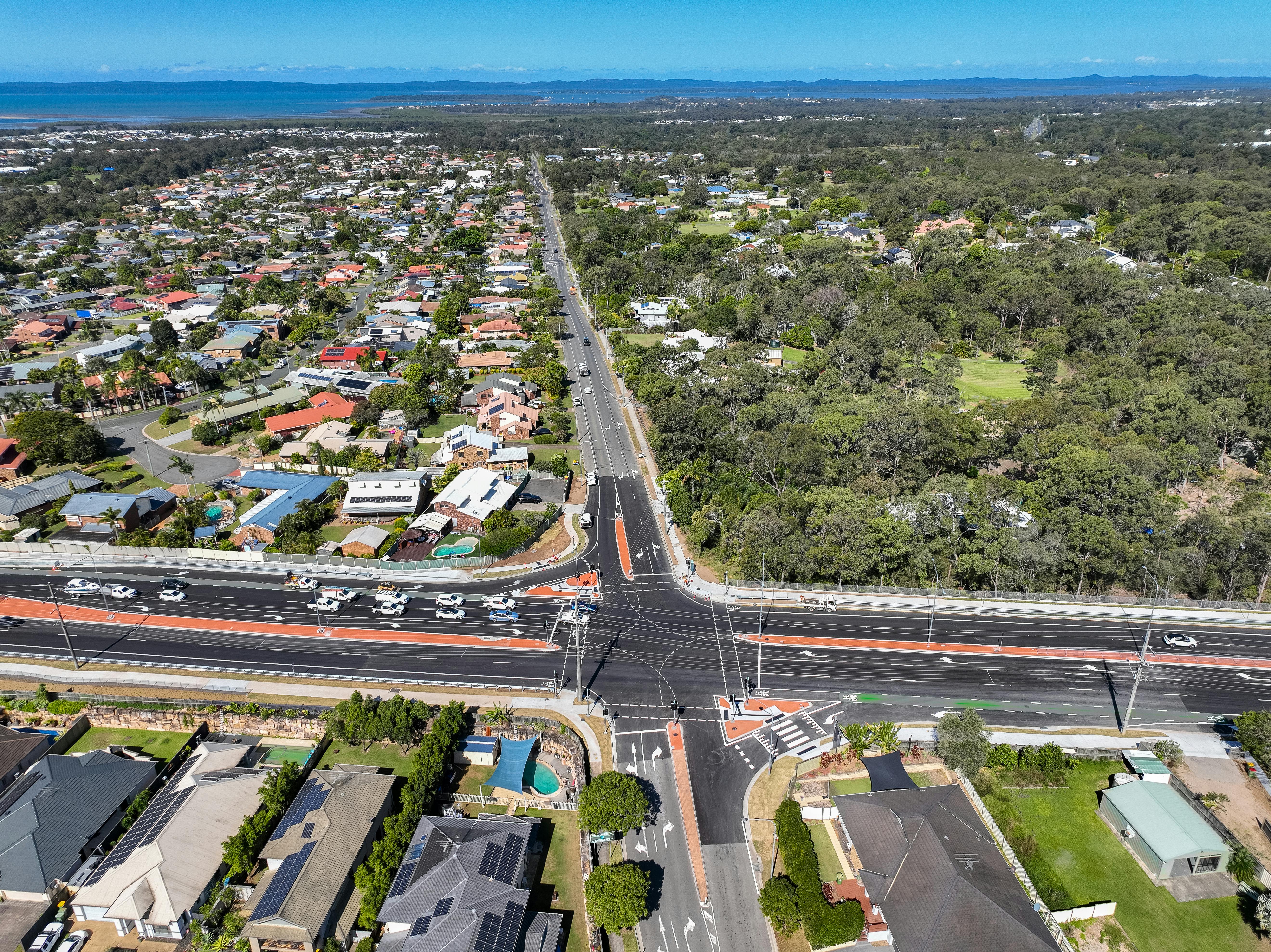 Wellington Panorama road upgrade - Ziegenfusz Road intersection - Oct 2024.jpg